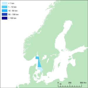 karta med landningar i Västerhavet