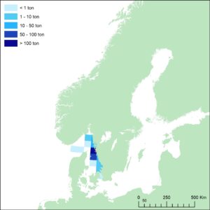 karta med landningar i Västerhavet